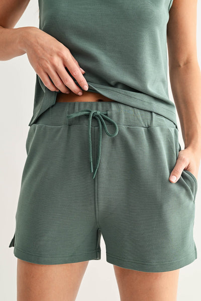 Jada Active Tank & Short Set - Green - SIZE SMALL