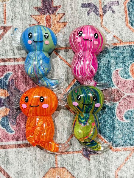 Axolotl Squishy - Orange