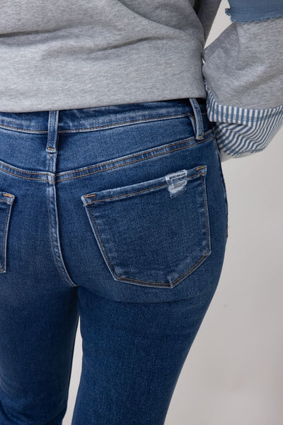 Happi Cuffed Slim Straight Jeans - SIZE 28