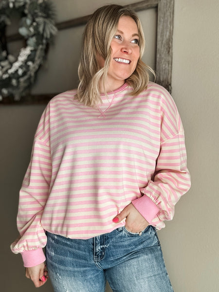 Lillia Striped Sweatshirt