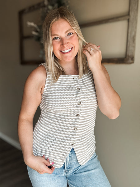 Caprielle Split Hem Tank