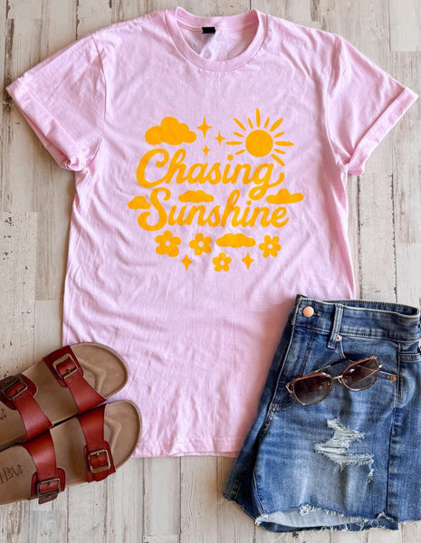 Chasing Sunshine Graphic Tee - SIZE LARGE