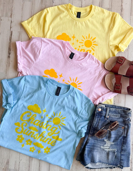 Chasing Sunshine Graphic Tee - SIZE LARGE