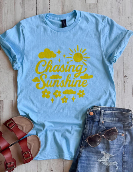 Chasing Sunshine Graphic Tee - SIZE LARGE