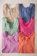Sunshine State Mineral Wash Romper - Orchid
