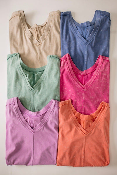 Sunshine State Mineral Wash Romper - Pink