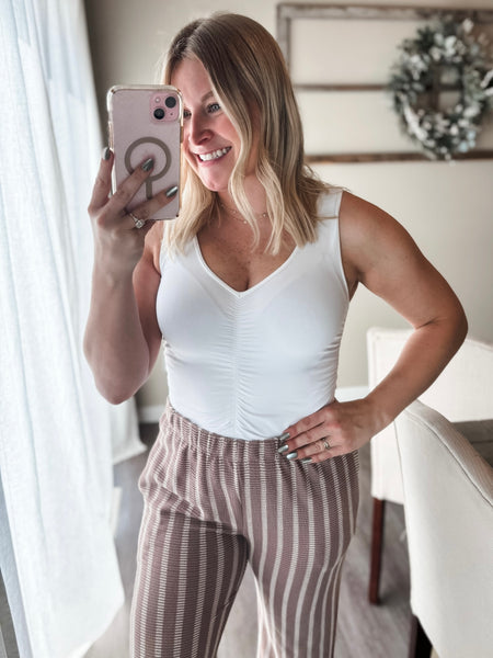 Zahara Ribbed Wide Leg Pant