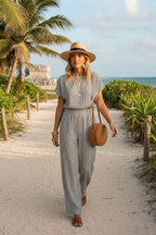 Island Escape Two Piece Set - Black - SIZE SMALL