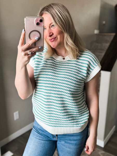 PREORDER Catalina Stripe Sweater Top