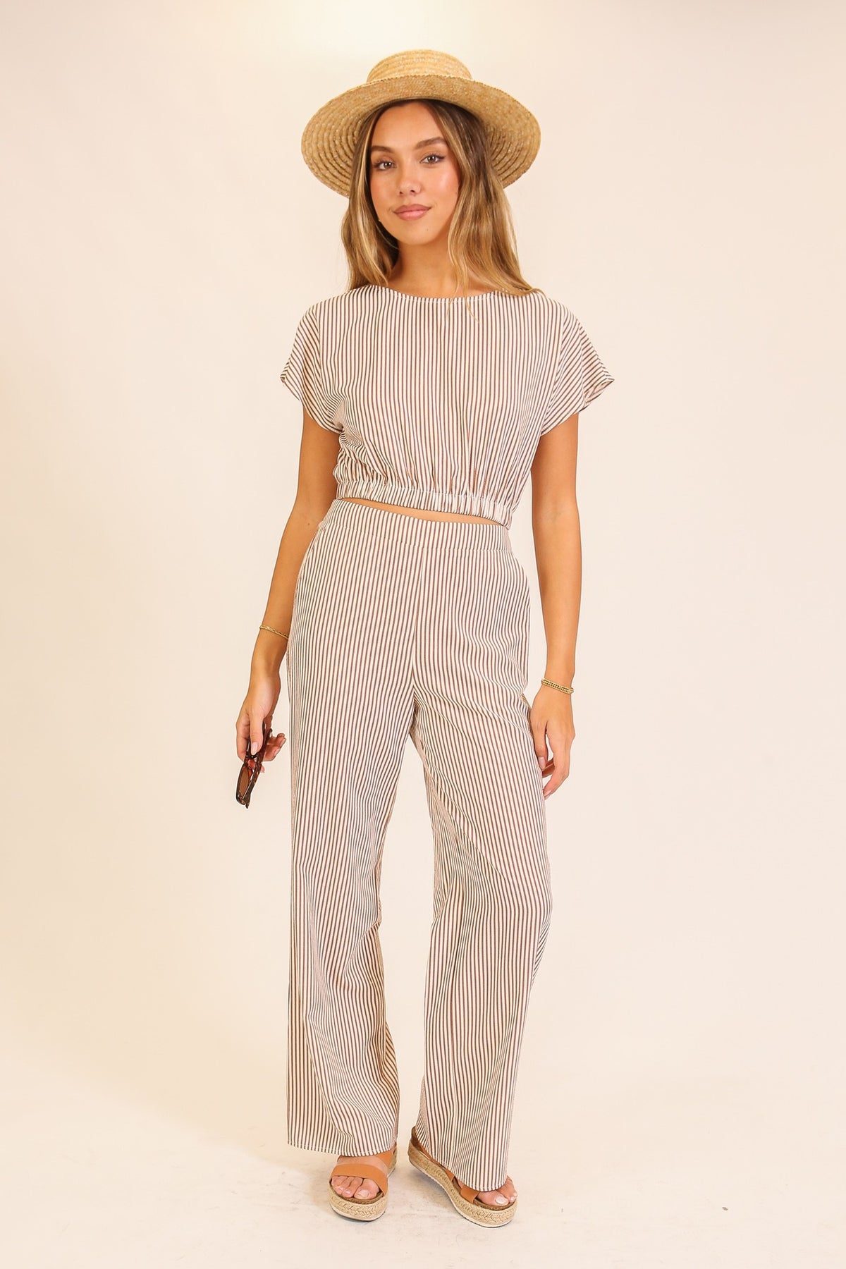Island Escape Two Piece Set - Chocolate