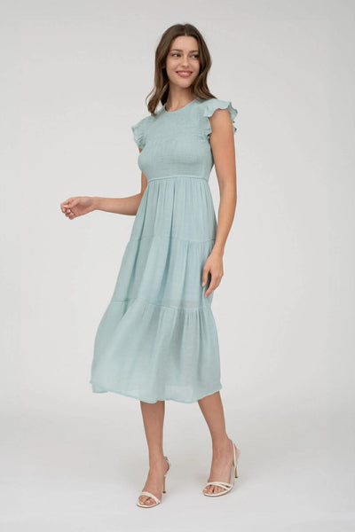 Analise Midi Dress - Sage