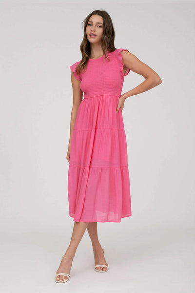 Analise Midi Dress - Pink