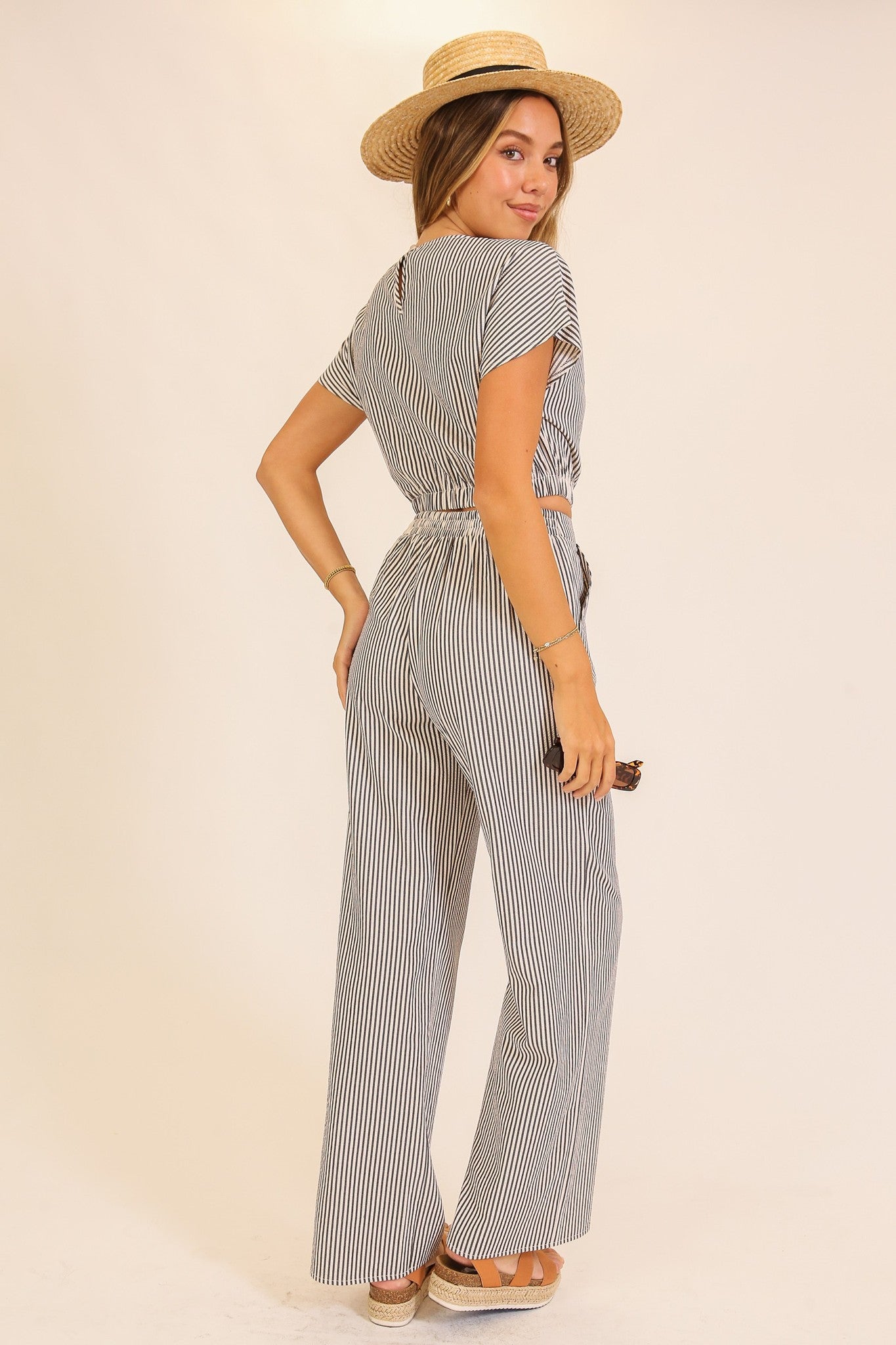 Island Escape Two Piece Set - Black - SIZE SMALL
