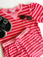 Palm Springs Stripe Lounge Set - SIZE MEDIUM