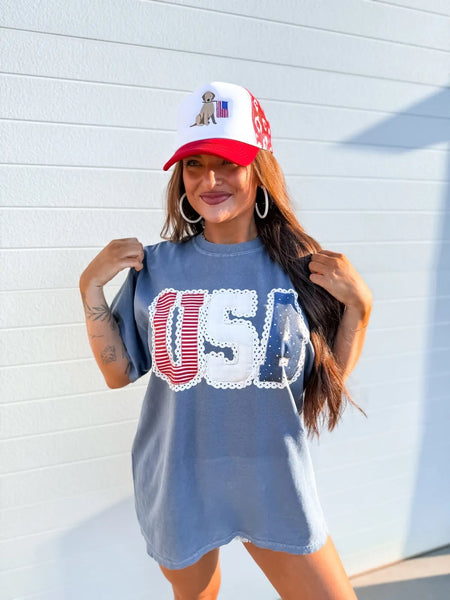 Bold Prints USA Graphic Tee