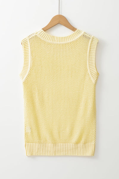 Ray of Sunshine Sweater Vest - SIZE MEDIUM