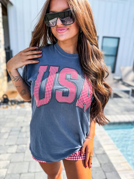 Bold Prints USA Graphic Tee