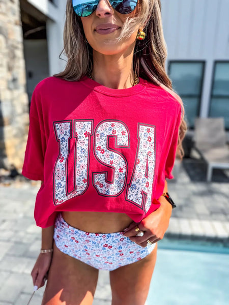 Bold Prints USA Graphic Tee