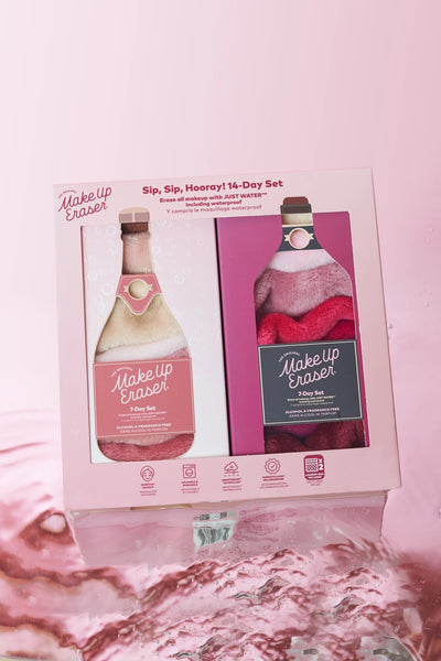 Sip, Sip, Hooray 14 Day Makeup Eraser Gift Set