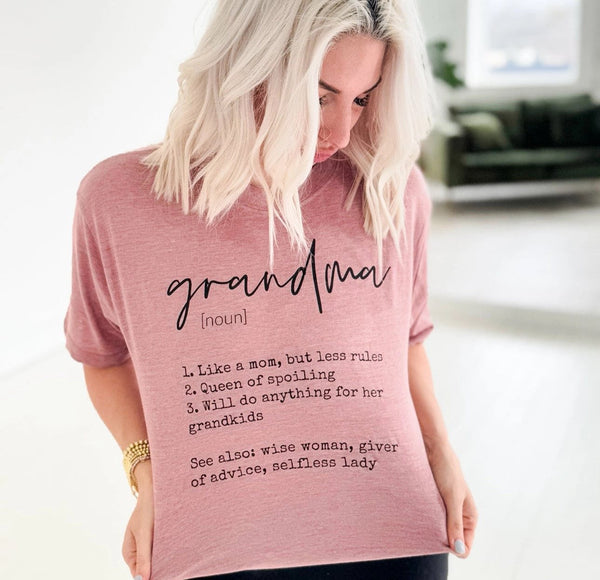Mother’s Day Definition Tees - SIZE XL