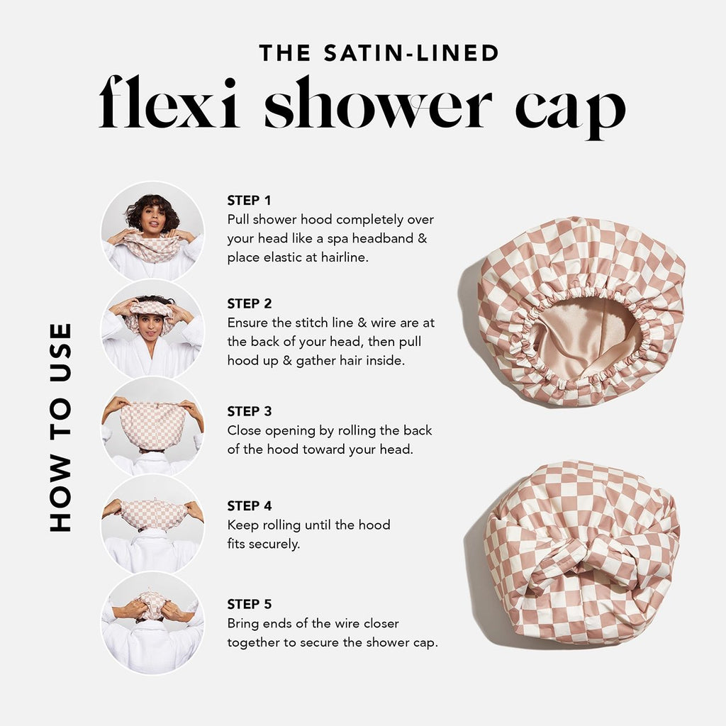 Flexi Satin Shower Cap