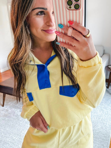 Sollie Two Piece Set - Yellow - SIZE SMALL