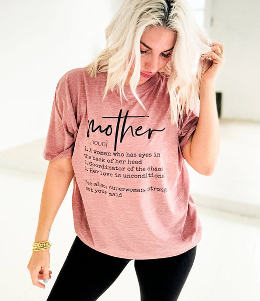 Mother’s Day Definition Tees - SIZE XL