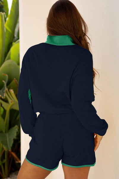 Sollie Two Piece Set - Navy - SIZE XL