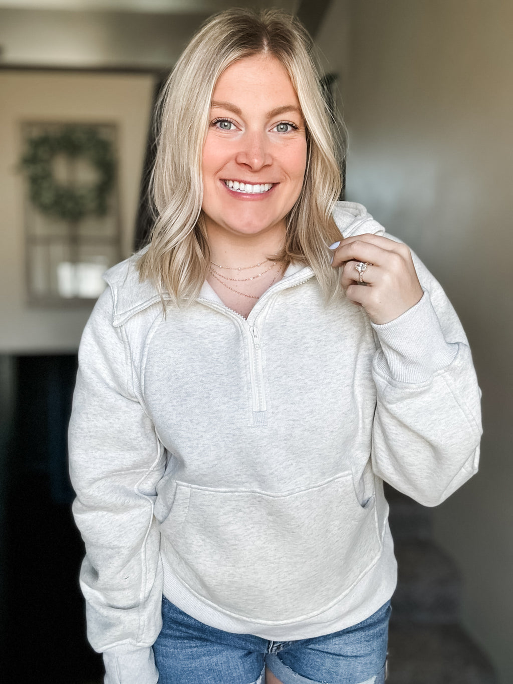Drea Half Zip Hoodie