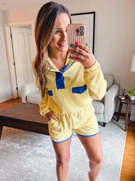 Sollie Two Piece Set - Yellow - SIZE SMALL