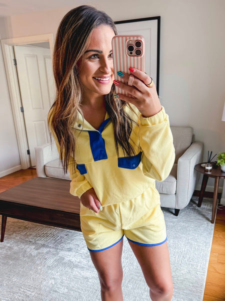 Sollie Two Piece Set - Yellow - SIZE SMALL
