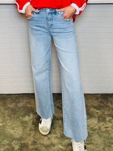 PREORDER Harlow Wide Leg Crop Jeans