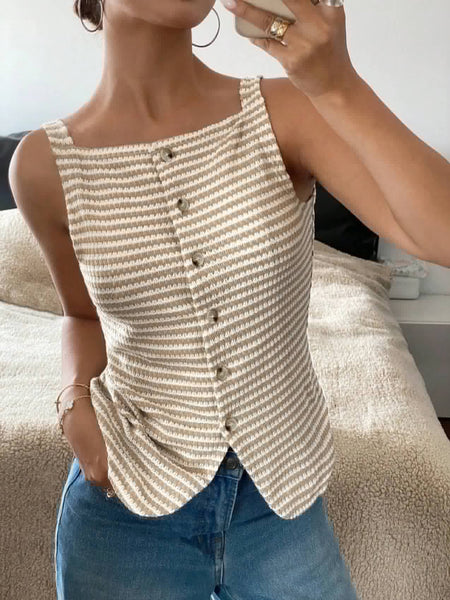 Caprielle Split Hem Tank