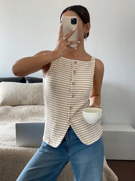 Caprielle Split Hem Tank