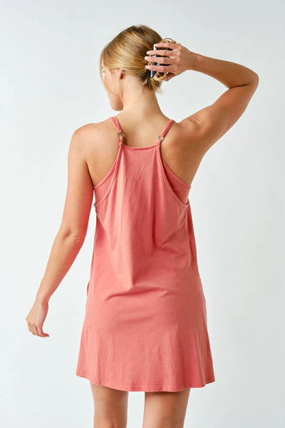 Jessa Sport Dress - Brick