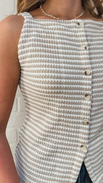 Caprielle Split Hem Tank