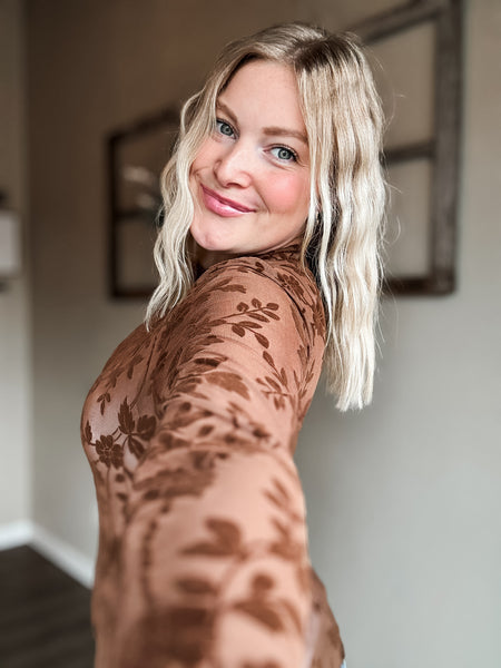 PREORDER Evani Floral Lace Top