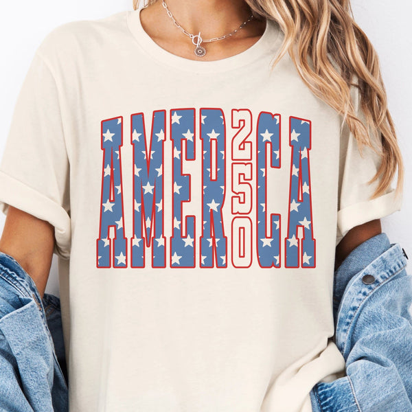 America 250 Graphic Tee - SIZE MEDIUM