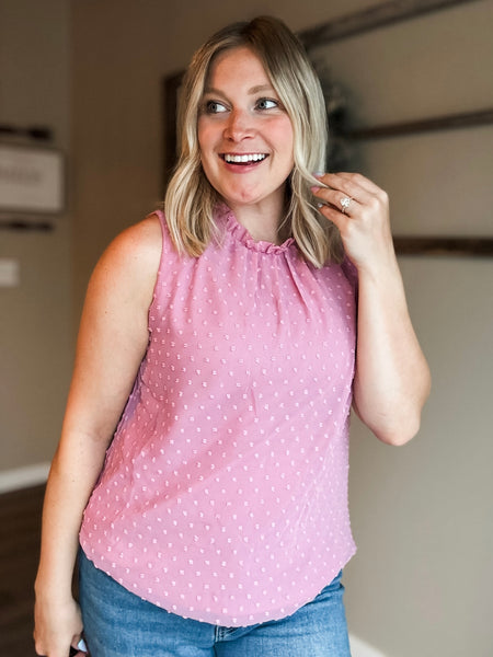 PREORDER Aubri Swiss Dot Tank