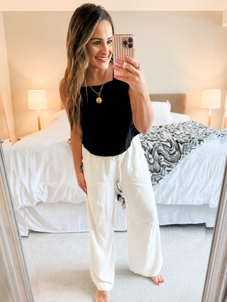 Beachcomber Linen Wide Leg Pants