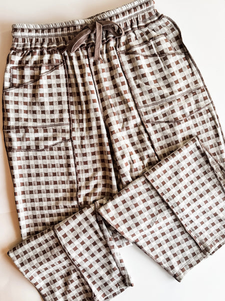 Noa Knit Utility Pant - Mocha