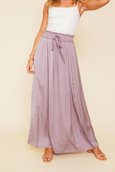 Erica Maxi Skirt - Dusty Purple