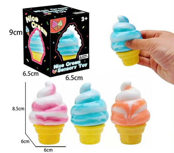 Ice Cream Squishy - Blue