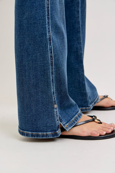 Casey Mid Rise Bootcut with Cell Phone Back Pocket & Slit