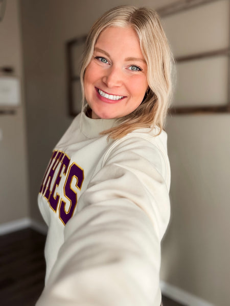 PREORDER Minnesota Retro Embroidered Mockneck