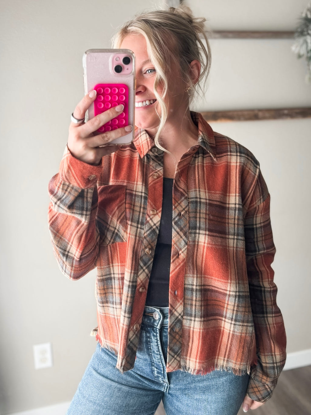 Rilynn Plaid Button Up