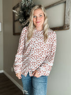 Maggie Button Down Blouse - SIZE MEDIUM