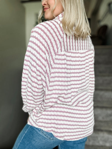 Darla Textured Knit Top - SIZE MEDIUM
