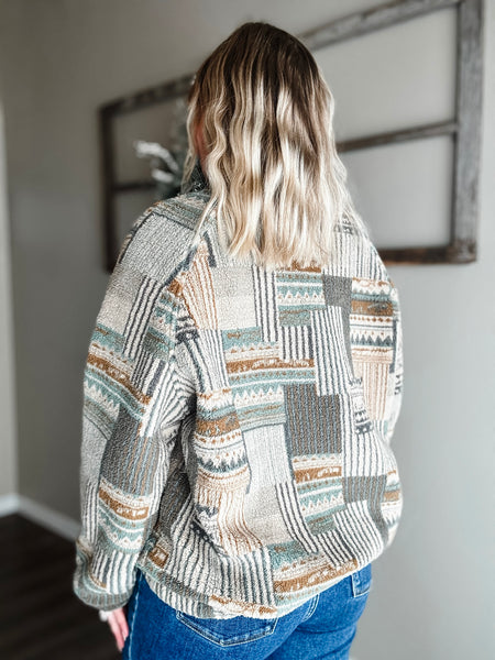 PREORDER Taos Aztec Sherpa Pullover