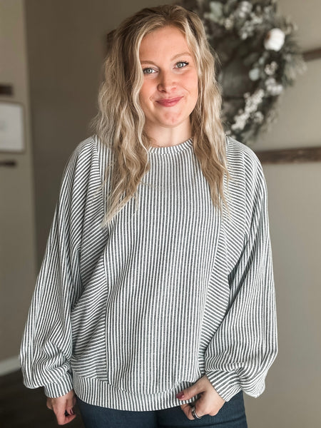 PREORDER Lauren Ribbed Knit Top